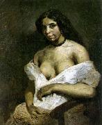 Eugene Delacroix Aspasia oil on canvas
